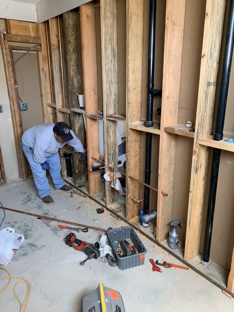 Commercial rough-in plumbing for Gas Line Repair in Bannertown